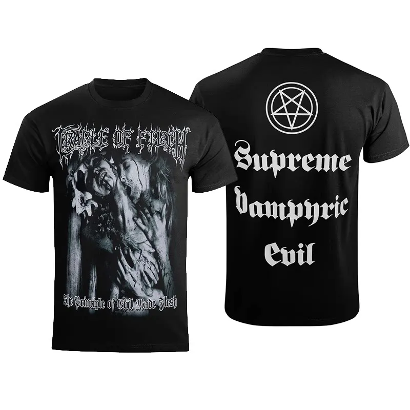 Bestes Cradle of Filth Band's Extreme Gothic Black Metal Rock Dark American Kurzarm-T-Shirt