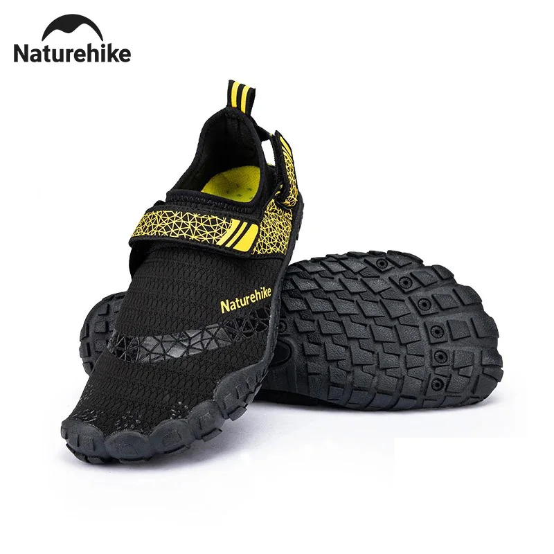 Naturehike Outdoor Quick Drying Beach Water Shoes Men Women 1 Pair Swimming Aqua Shoes New Barefoot Breathable Hiking Non-slip