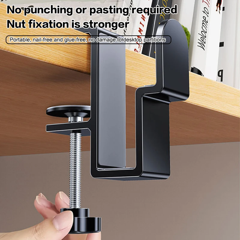 New Trending Desk Side Hook Adhesive-Free Paste-Free Removable Mobile Schoolbag Adjustable Hooks For Hanging Christmas