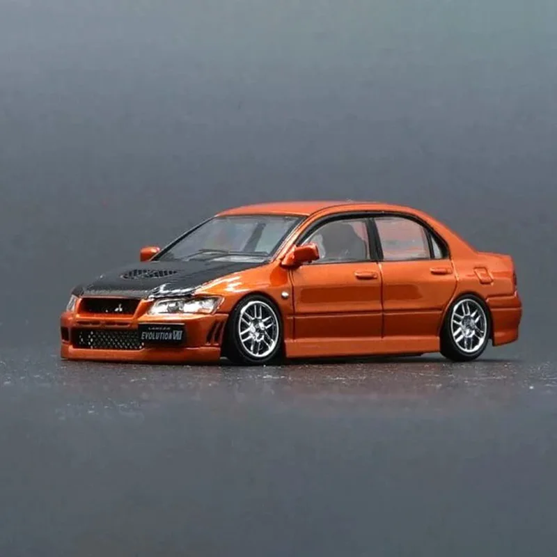 

Модель автомобиля BMC Lancer EVO VII в масштабе 1/64, литая, статическая, для коллекции, украшение, праздничный подарок, игрушка, сувенир