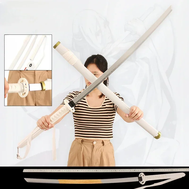 

Sode No Shirayuki Kuchiki Rukia Bleach Weapon Zanpakutou Wooden Anime Periphery Katana Samurai Sword Cosplay Weapons Gifts Toys