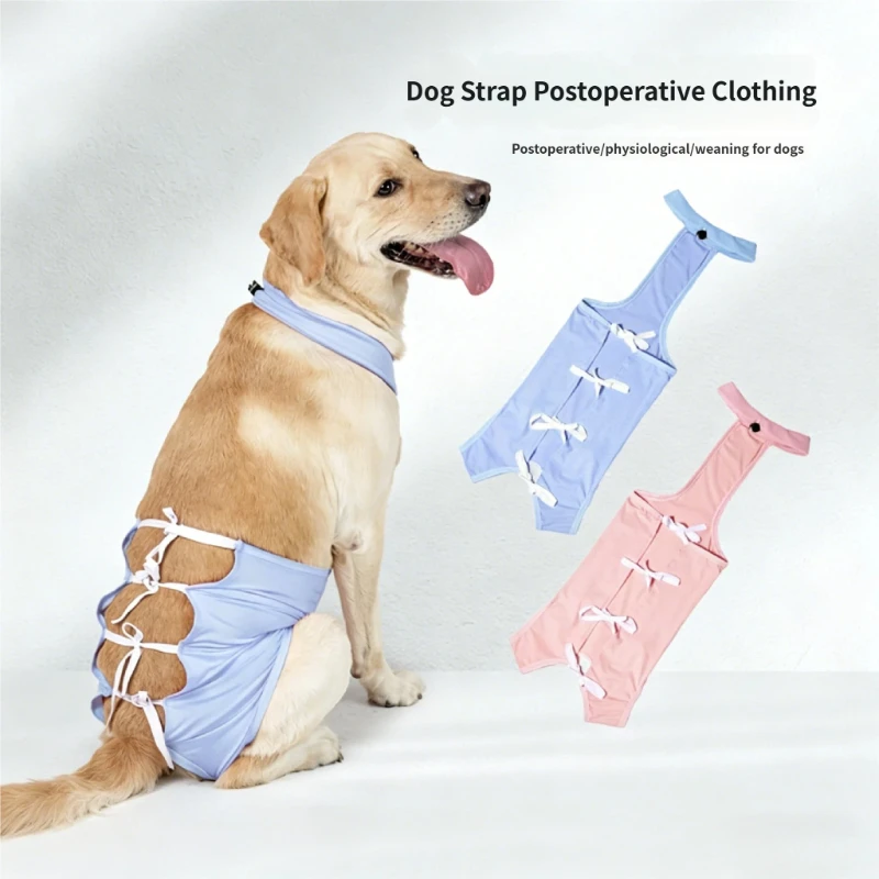 Post-operative recovery clothing for pet dogs, bandage-type anti-bite dog clothing