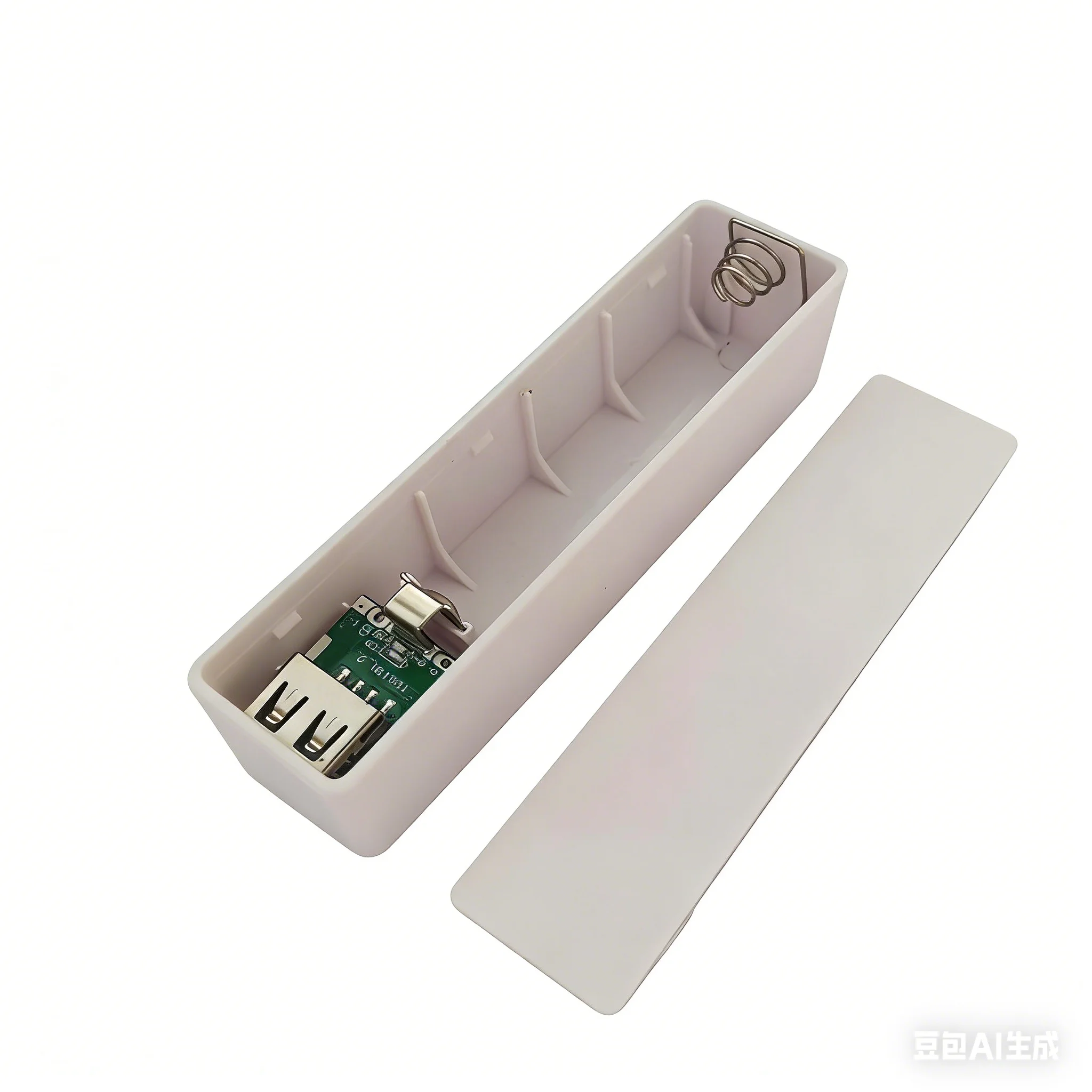 1-4pcs DIY Portable Mobile Power Bank Case Product Requires 18650 Battery Compatible with Handheld Phone Chargers