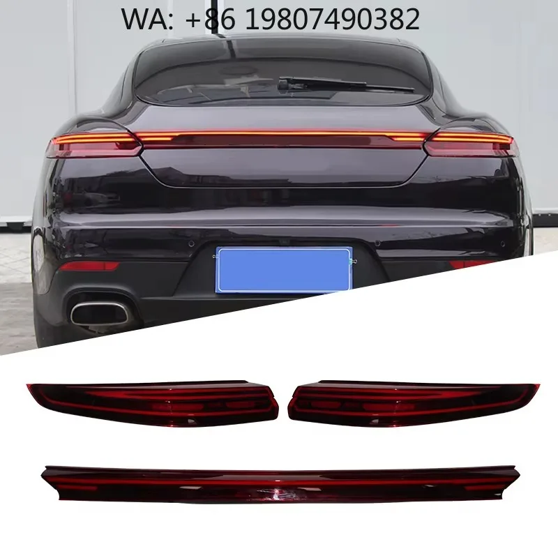 

Through-Type Fog LED Taillight, Integrated Brake Signal, 12V Waterproof Auto Rear Lamp Upgrade 2014-2016