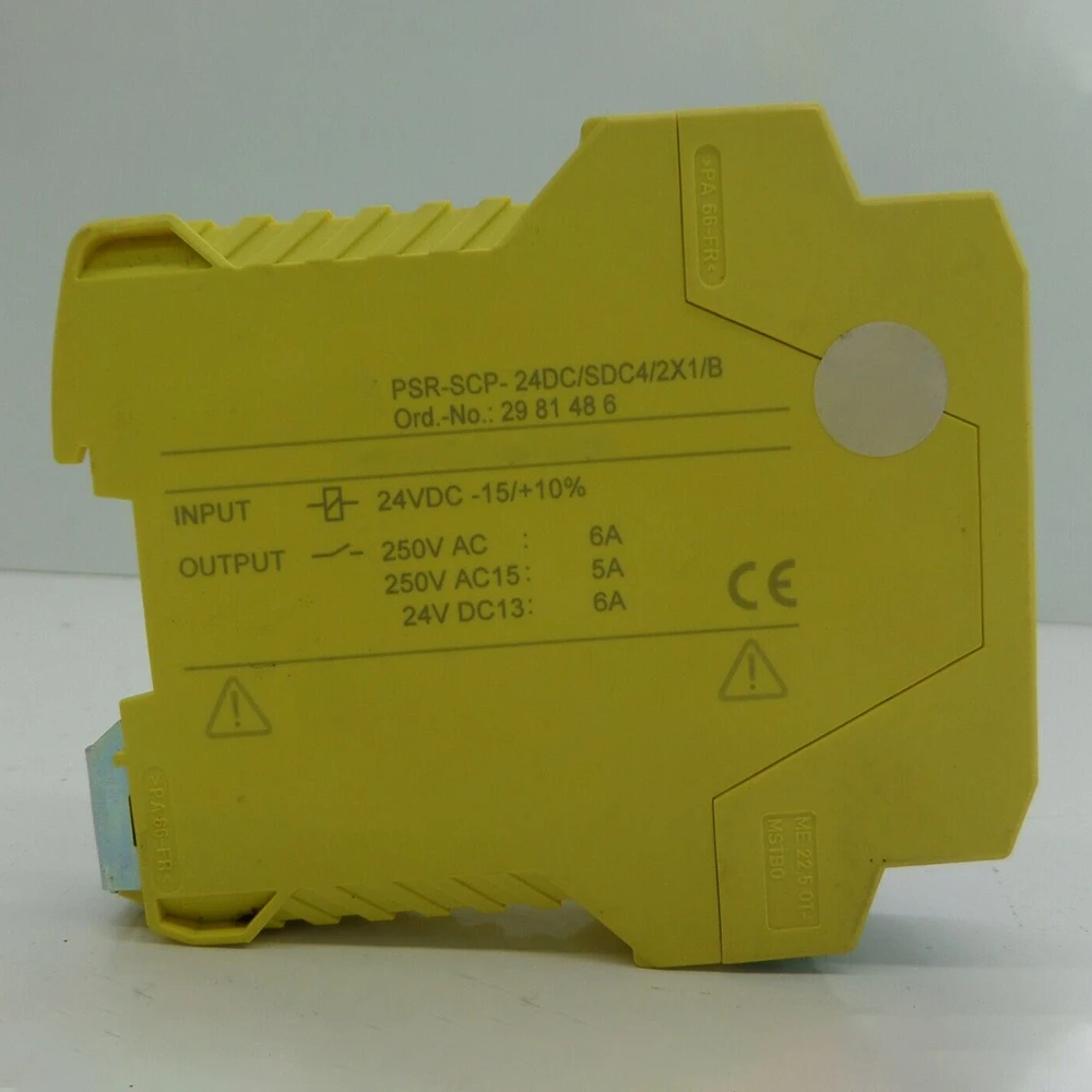 New for Phoenix Contact PSR-SCP-24DC/SDC4/2X1/B 2981486 Safety Relay Module in Box