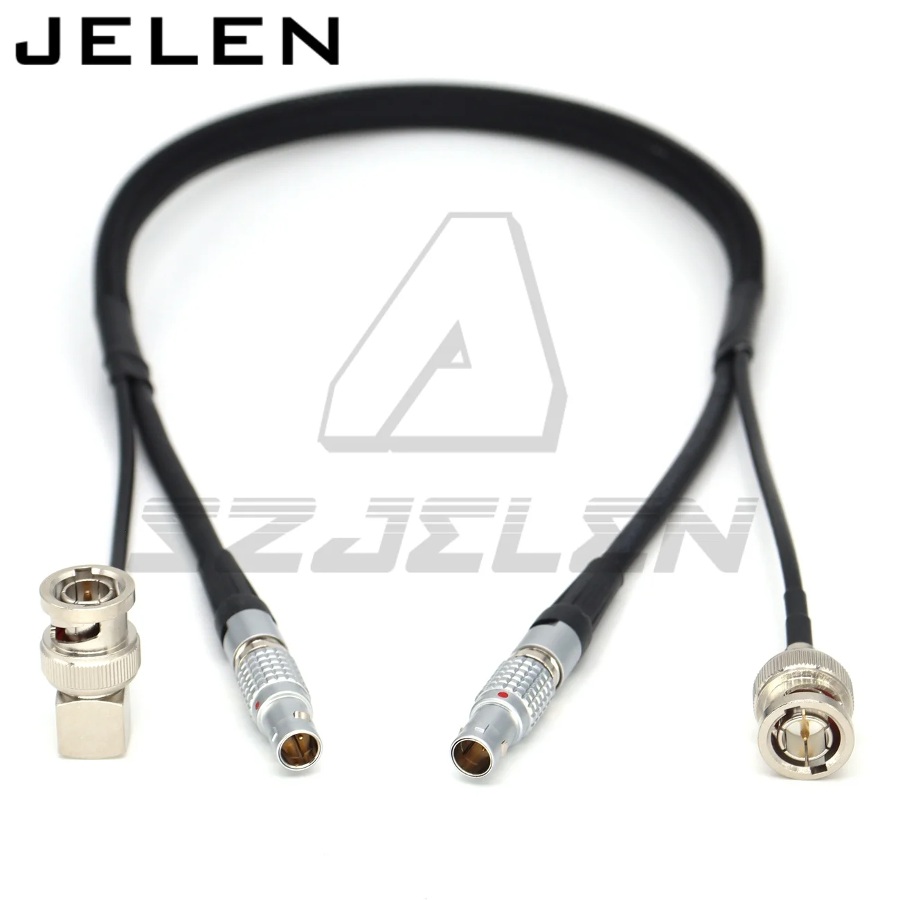 2 pin to 2pin Cable forTeradek Bolt Pro 1000/3000ft power cable and SDI camera monitor SDI line, BNC plug to BNC plug