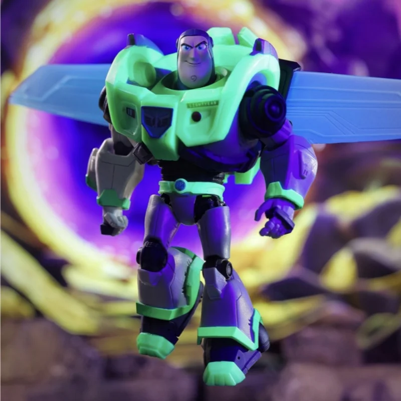 

New Genuine Toy Story Buzz Lightyear Character Model Toys Luminous Edition Holiday Gift Desktop Ornaments Limited Edition