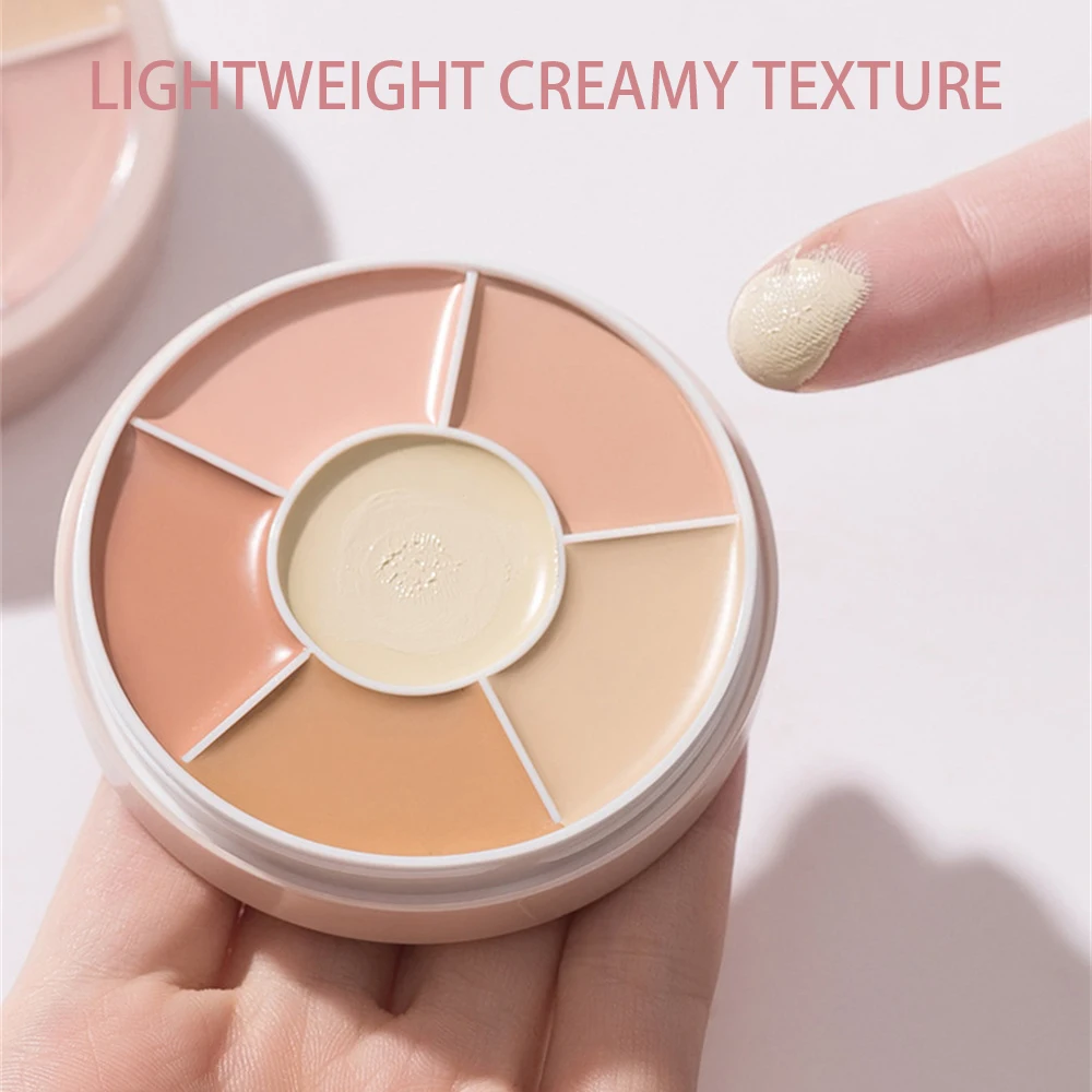 Concealer Palette Natural Color Makeup Fits Smoothly Eye Concealer Palette Makeup Face Spot Concealer Palette Eyes Concealer