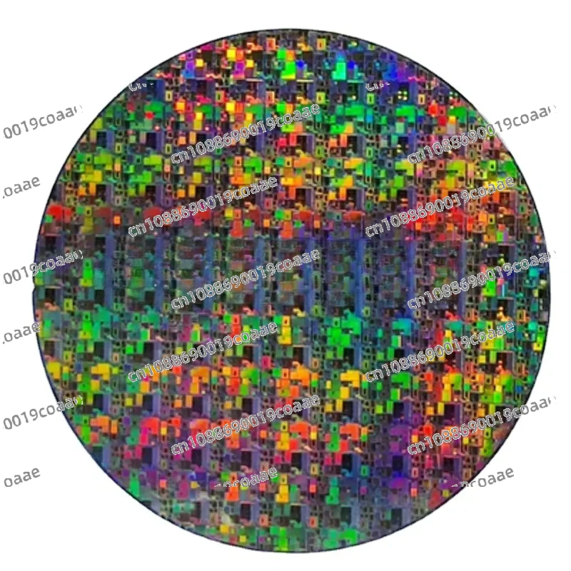 Silicon 12- 8- 6-Inch CPU Lithographic Circuit Semiconductor Wafer Teaching Chip