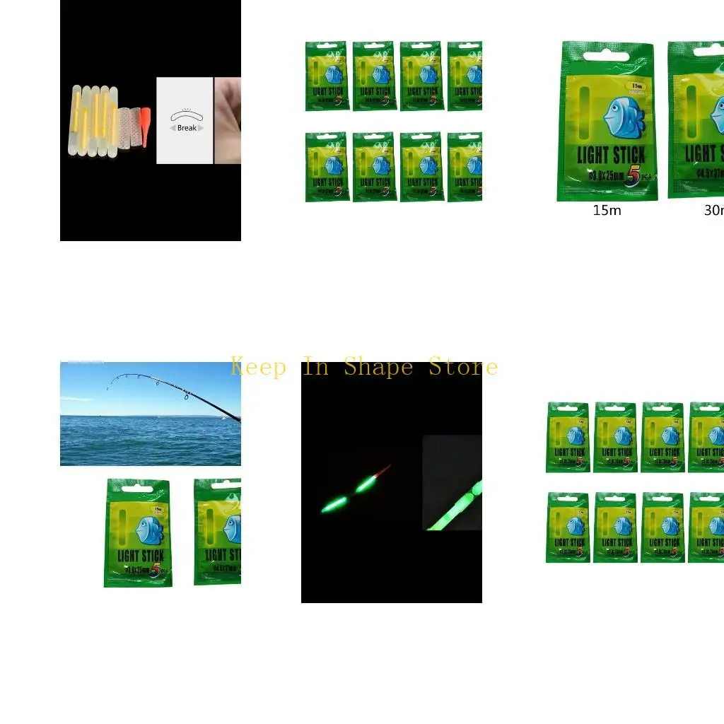 

U1JC 25/50 поплавковая удочка для ночной рыбалки, светящиеся палочки, фонари для рыбалки, зеленые флуоресцентные светящиеся