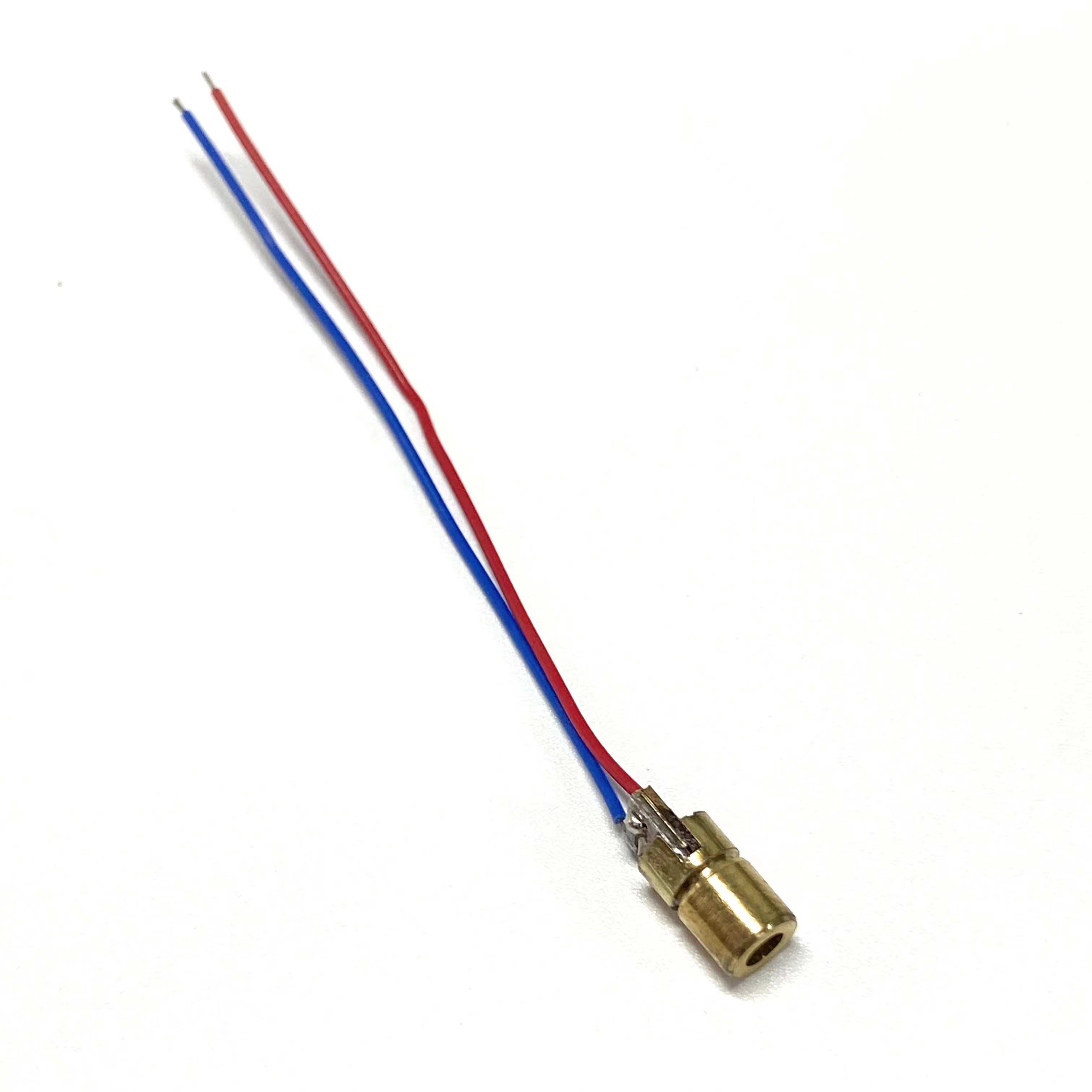 1PCS 5V 6MM Laser Head Laser Diode Point Copper Semiconductor Laser Tube 6MM Outer Diameter Copper Head Red