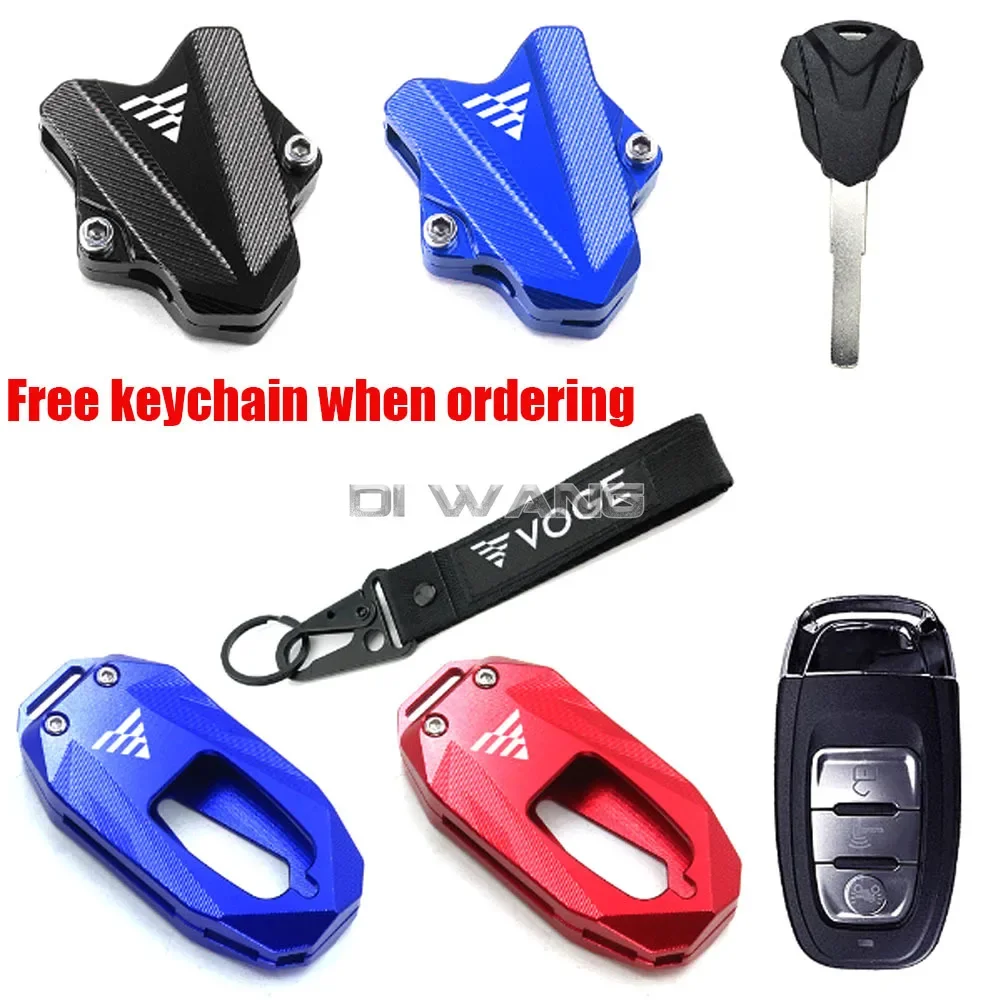 

Motorcycle Accessories CNC Key Case Cover Shell Keyring FOR Loncin VOGE SR125GT SR-125-GT