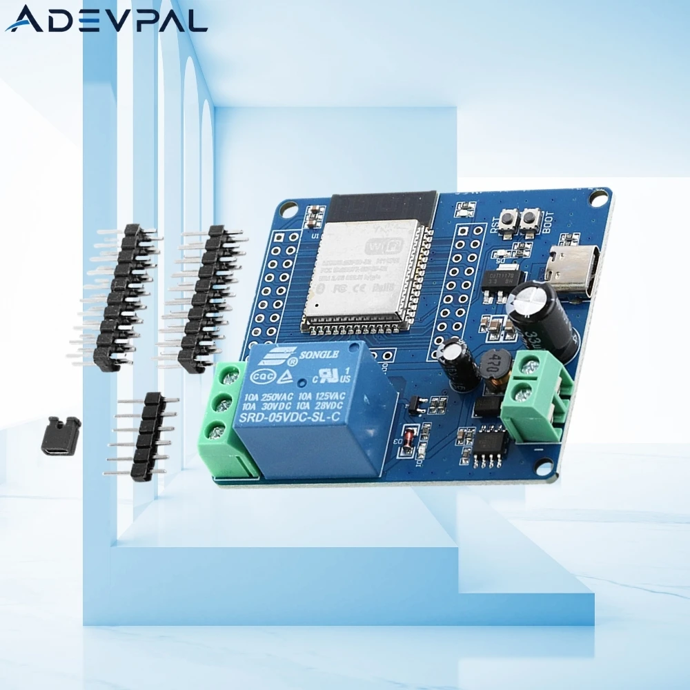 ESP32‑S3 N16R8 WiFi BT Single‑Channel Relay Module Development Board DC5‑60V Compatible with ESP‑IDF for Arduino IDE ESP32 S3
