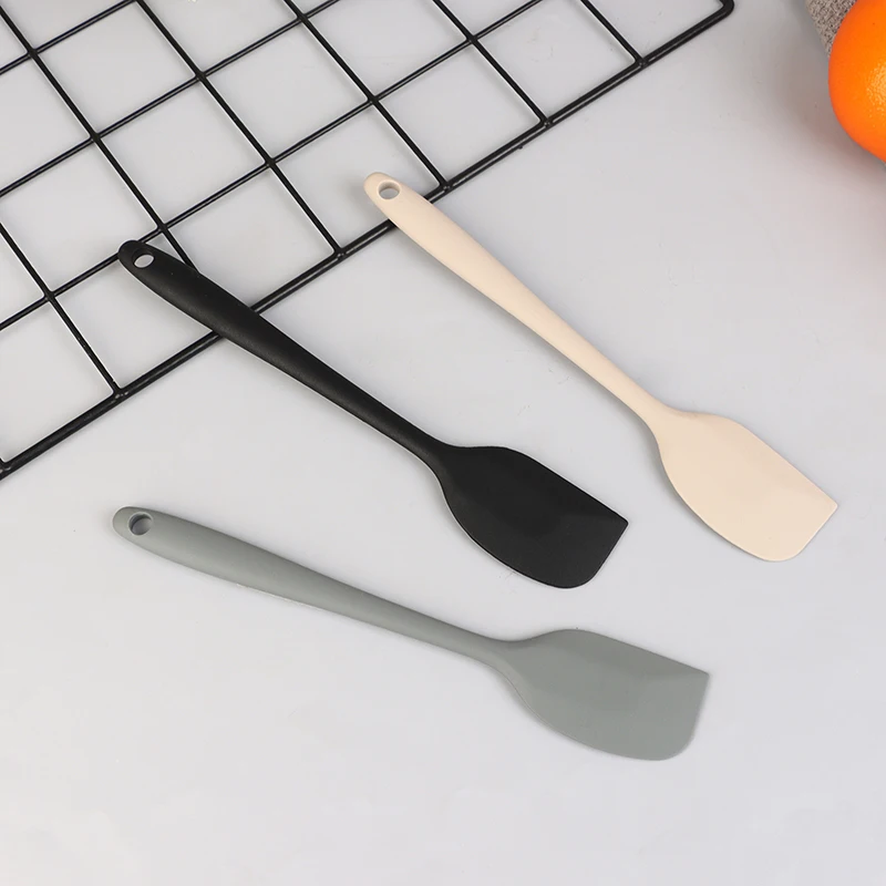 1Pc Food Grade Silicone Spatula For Baking Scraper Nonstick Heat-Resistant Cooking Spatula Seamless Dishwasher Safe