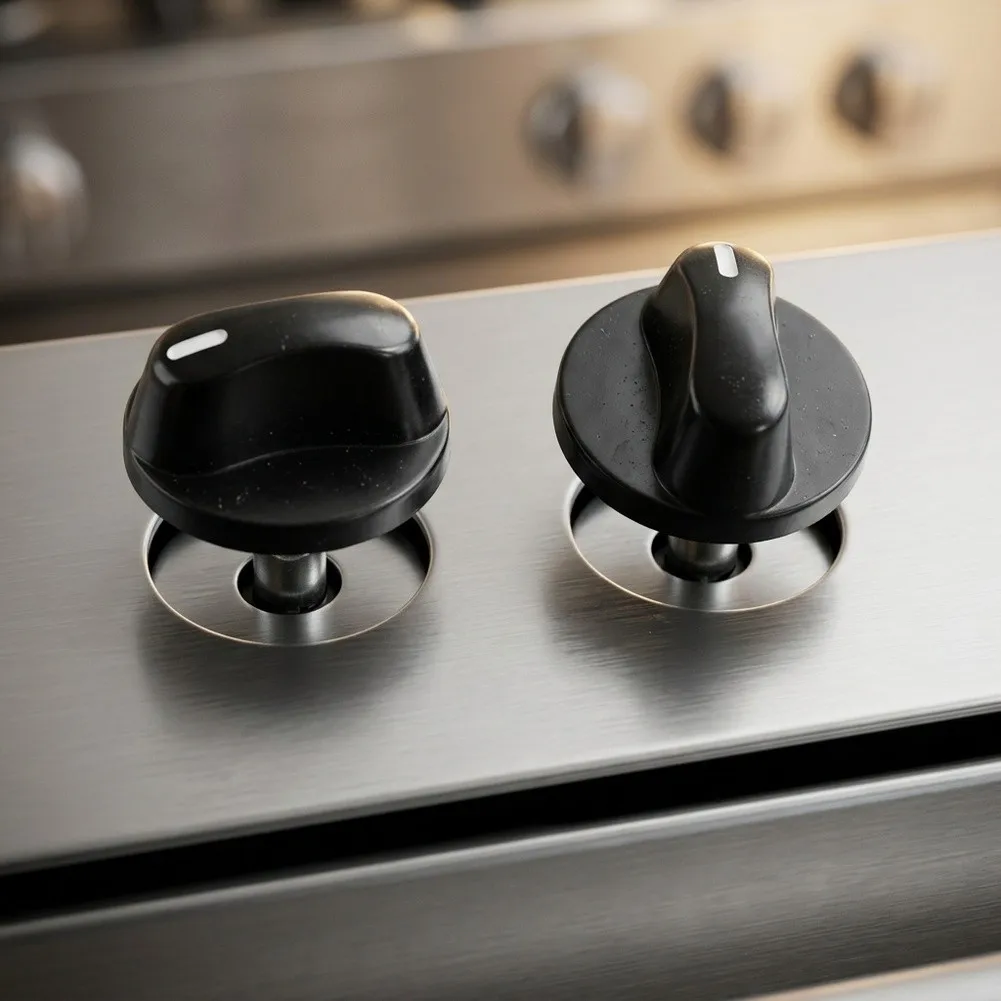 Replacement Switch Gas Stove Switch Plastic Construction Ergonomic Knob Gas Stove Replacement Switch Kitchen Stove Repair