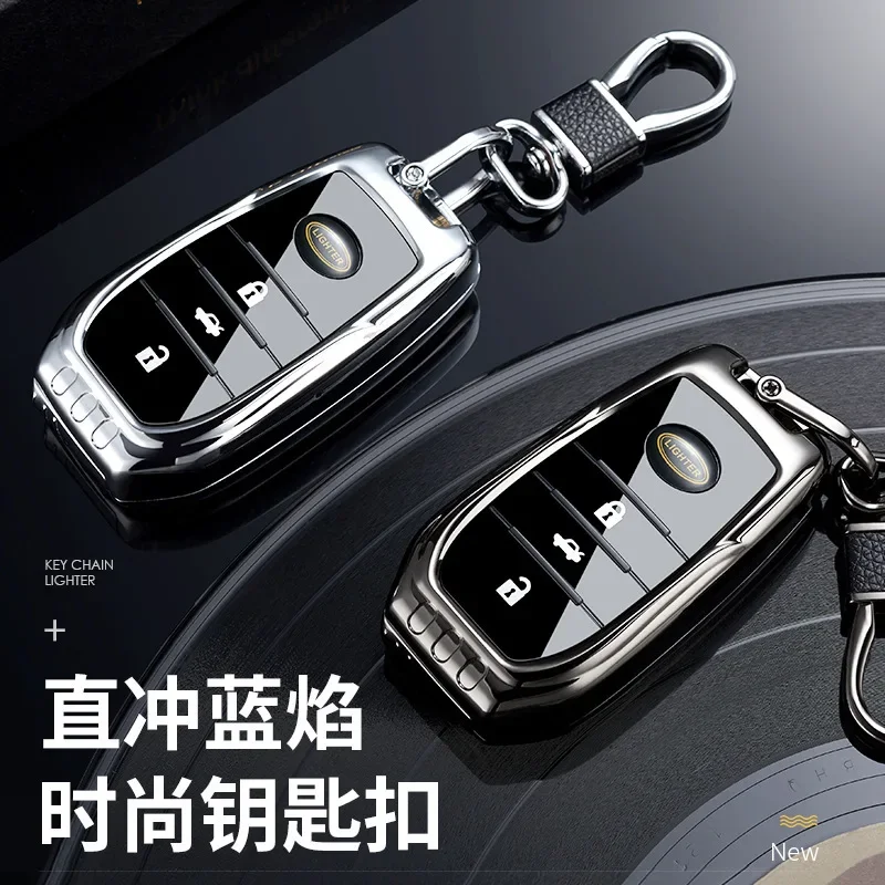 Creative Car Key Pendant Butane Gas Lighter Personalized Fashion Quirky Cool Gifts for Boyfriends