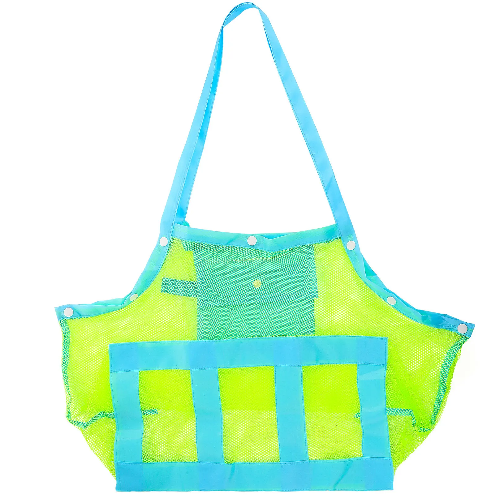 

Большая пляжная сумка-сетка из дышащей ткани Оксфорд для хранения вещей, для путешествий, плавания, кемпинга, сбора ракушек на пляже