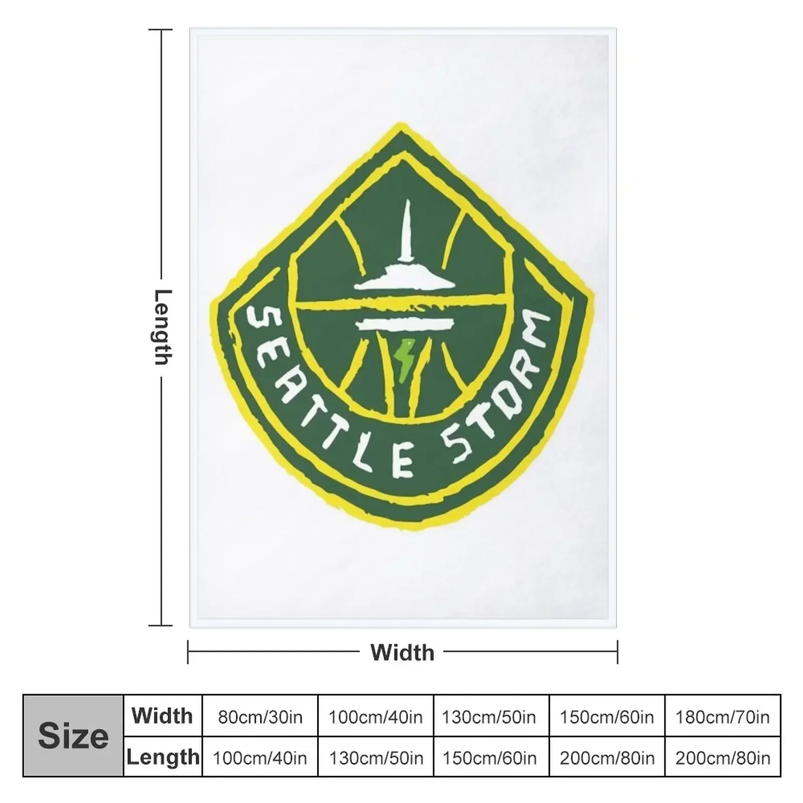 Seattle Stoooorm Throw Blanket for winter Bed linens Blankets