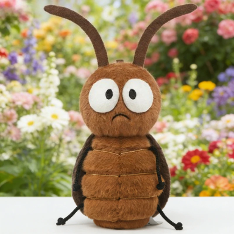 

Zhuoqu Cockroach Plush Toy, Funny & Cute Roach Stuffed Animal, Whimsical Novelty Gift for Pranks, Home Decor and Joke Lovers