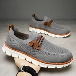 Sapatos de malha casual masculino, mocassins respiráveis, leves, confortáveis, grandes, tamanho grande, verão, 49, 50, 51, 52, 53, 54