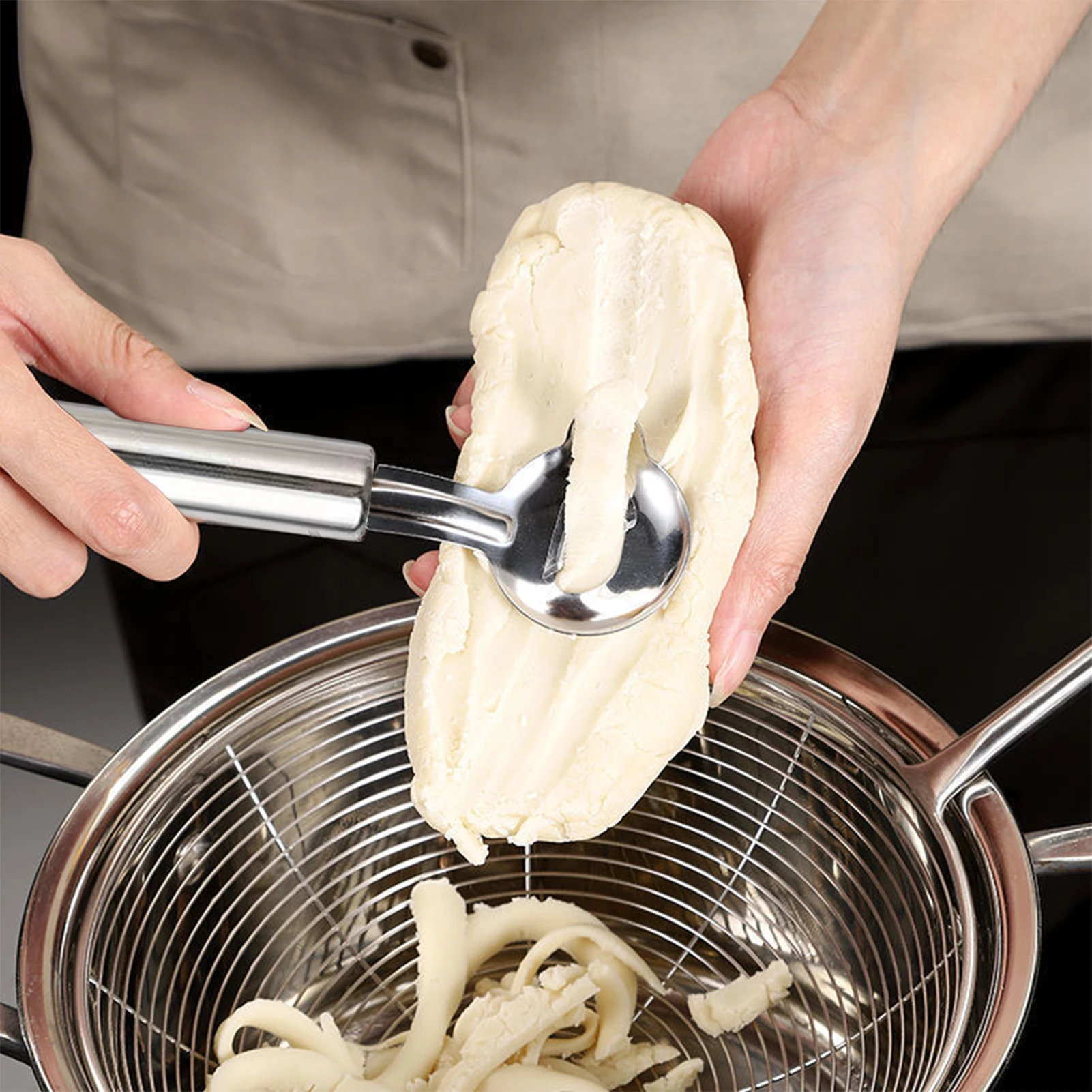 

Stainless Steel Cactus Peeler Spoon Multifunction Spoon Shaped Nopales Peeler for Home Kitchen Manual Tool Kitchen Utensils