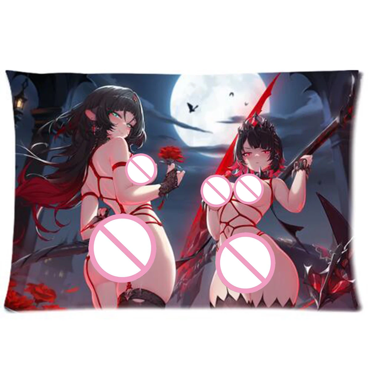 

Anime Girl Jane Doe Throw Pillowcase Zone Zero Animal Ears Characters Ellen Joe Pillow Sham 2-Sides Cushion Cover