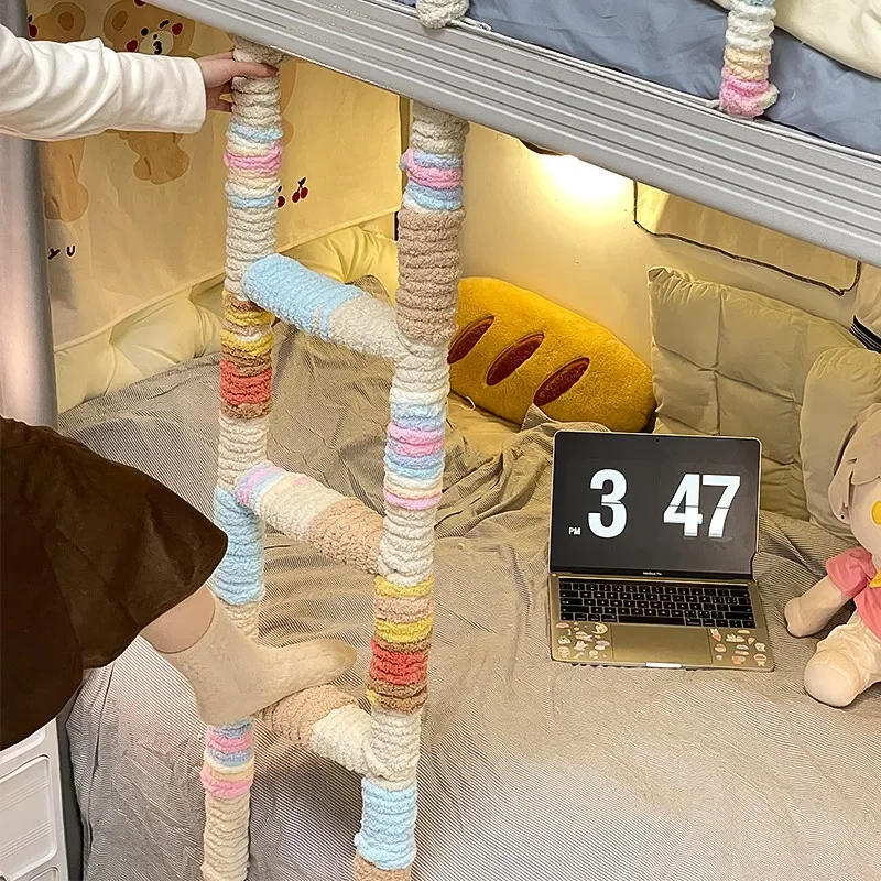 Student Dormitory Stair Anti-Slip Mat Plush Ladder Climbing Fence Collision Proof  Proof Foot Pad Home Use Rug