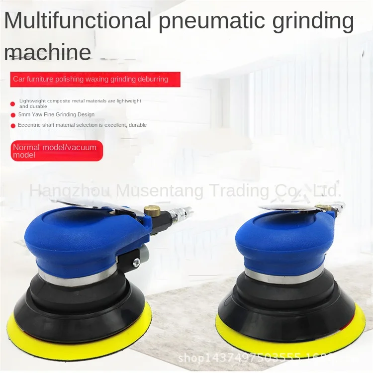 

5 Inch Vacuum Cleaner Pneumatic Sandpaper Machine Car Polisher Polishing and Waxing Belt Vacuum Sand Car Refurbishment Tool