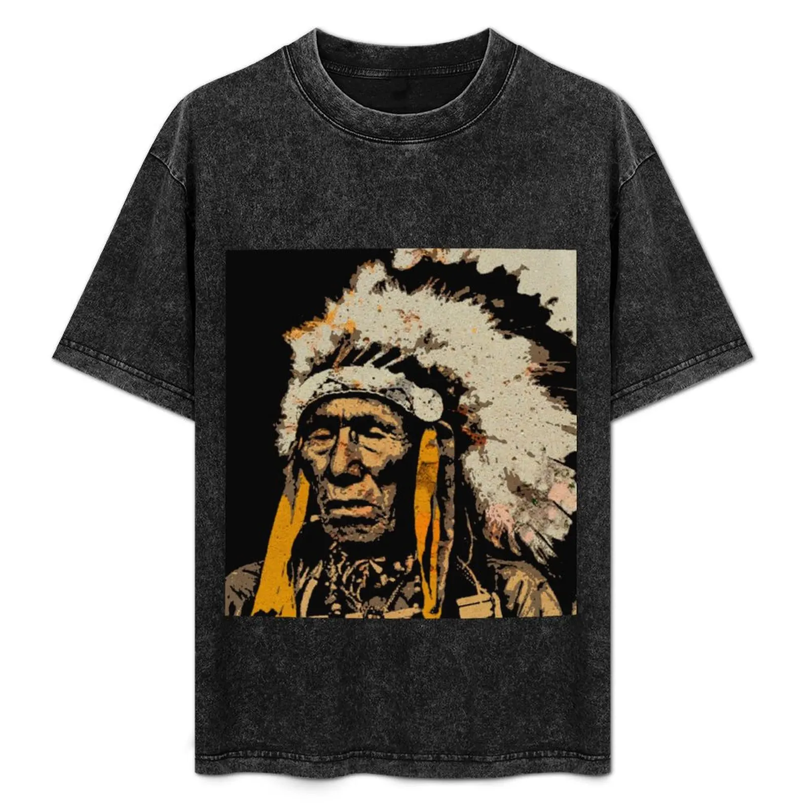 

BLACK ELK T-Shirt Casual Basic Short Sleeve T-Shirt