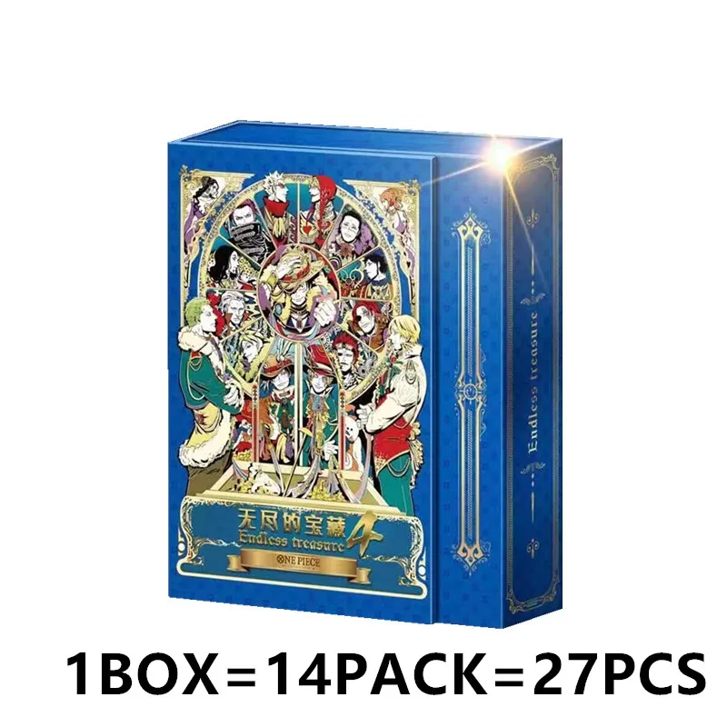 New One Piece Series Go To New World Card Booster Box Hot Blood Anime Character Rare OP Grand Voyage Times Cards Kids Toy Gift