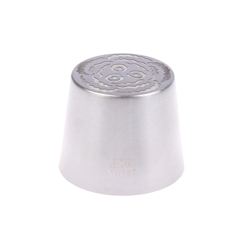 Punta de glaseado de flor bonita rusa de acero inoxidable SL49, punta de boquilla para pastelería, herramienta de decoración de pasteles DIY, utensilio de cocina para hornear, 1 ud.