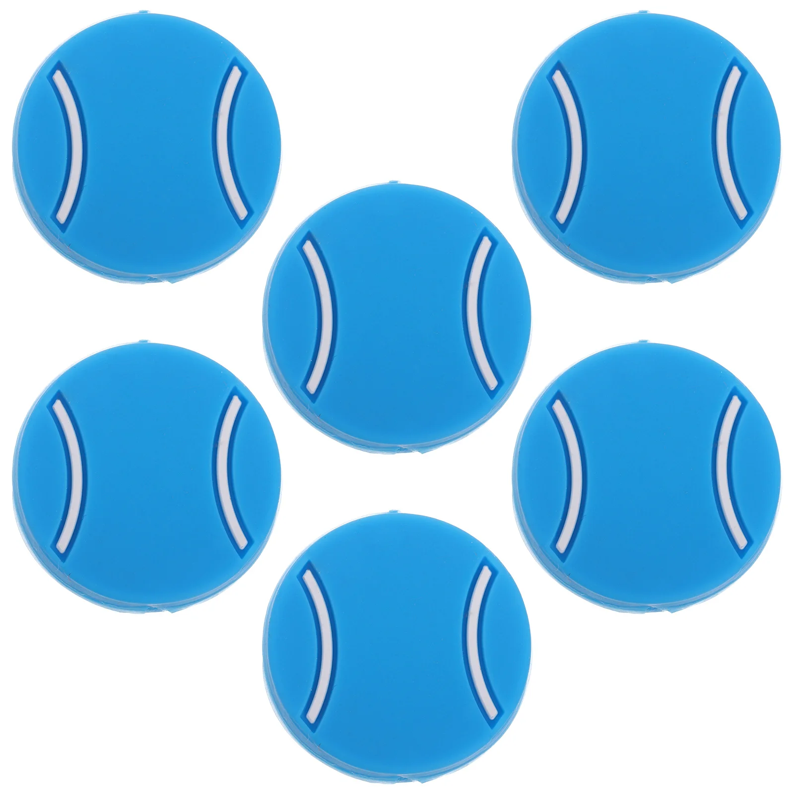

6Pcs Tennis Racket Vibration Dampeners Soft Silicone Shock Absorbers for Training and Competition Silicone Tennis Shock Absorber