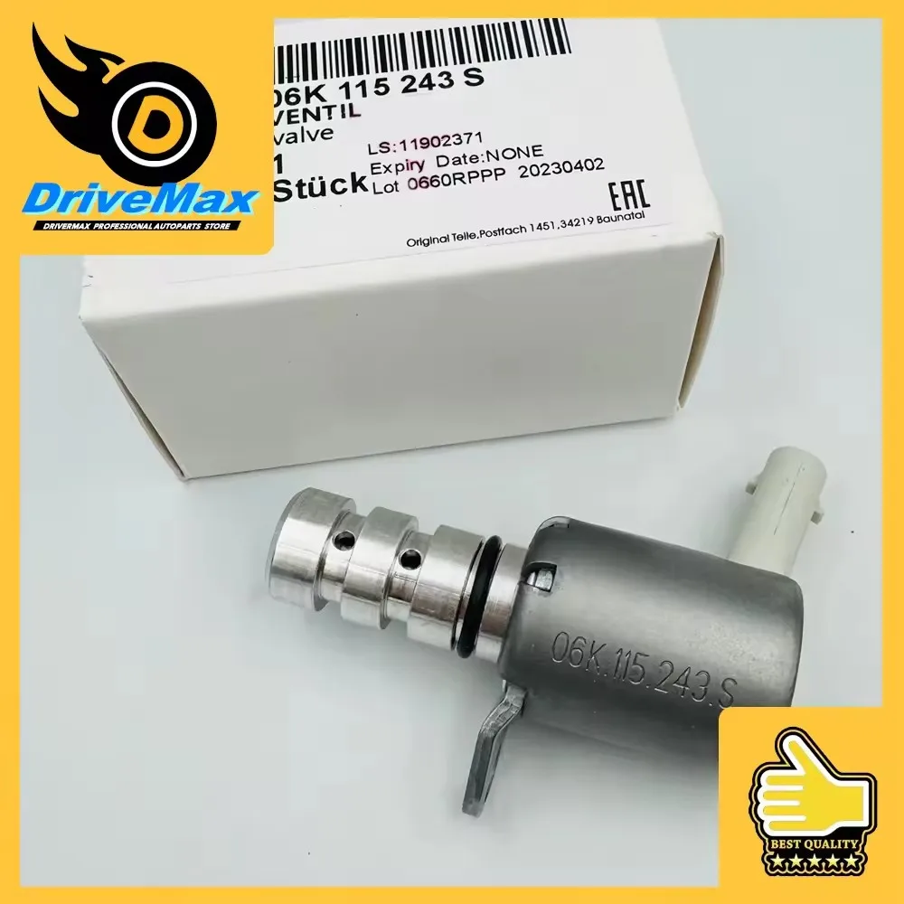 

06K115243A VVT Oil Pressure Valve For Audii A1 1.8 TFSI A3 A7 Q8 V-W Beetle Jettaa Passat Skoda Octavia Seat Alhambra 06K115243S