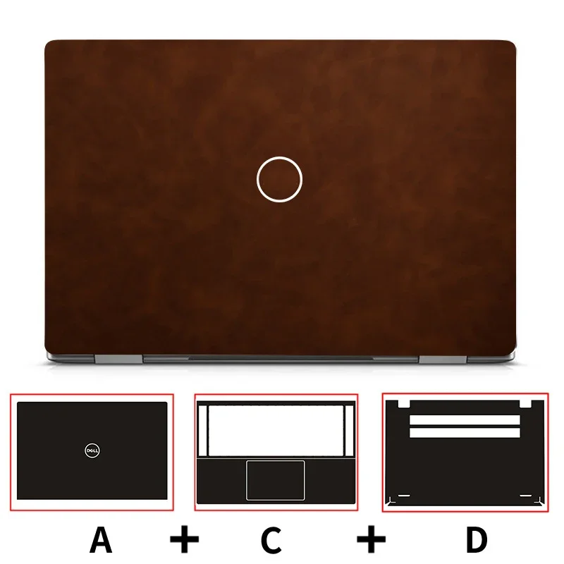 

Crazy Horse Leather Sticker Skin Cover for DELL Latitude 5320 13-inch Laptop Protector Guard Decals