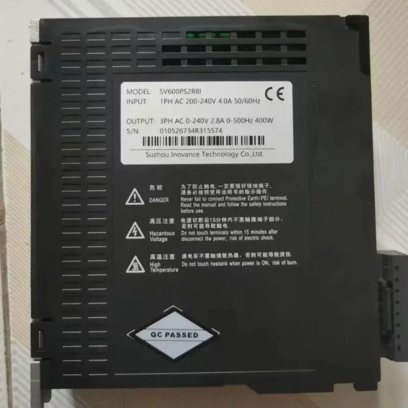 Second hand SV600PS2R8I 400W servo drive tested OK and shipped quickly