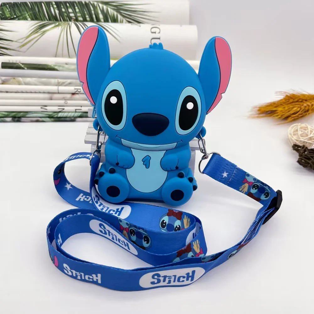 2025 neue Shi Stitch Nette Jungen und Mädchen Silikon Geldbörse Ausgehen Cartoon Kleine Schulter Tasche Kreative Kinder Lagerung Tasche