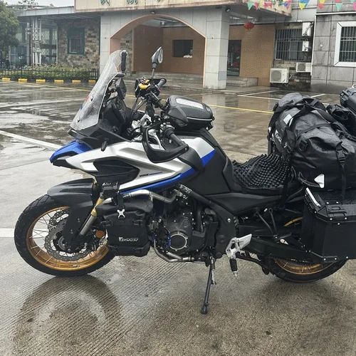 Imagen 2 del producto Motorcycle Tank Bag Flange for Voge Valico 525 DSX  / 900 DSX 525DSX 900DSX Luggage Quick Lock Bags Ring Backpack Waterproof