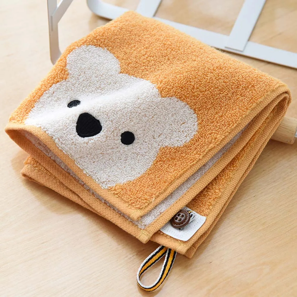 Cartoon Bear Handkerchief for Children, Confortável banho Wipe, Face Towel, Saliva Towel, Algodão Handkerchief for Baby