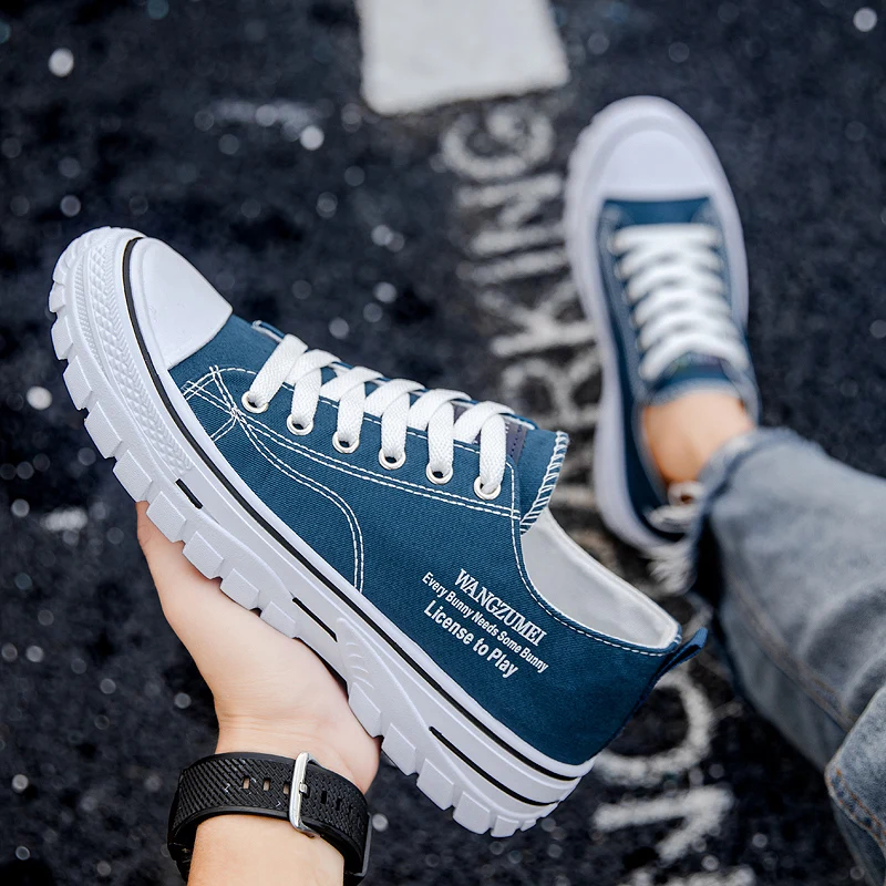 

Модные уличные кроссовки высокого качества, удобные мужские теннисные туфли с низким берцем, мужская парусиновая обувь, летняя дышащая мужская повседневная обувь