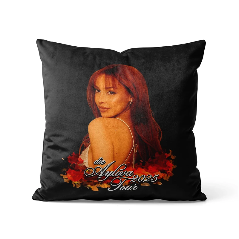 Gaslight Gatekeep Girlboss Ayliva 2025 Throw Pillow Covers Cushion Cases for Couch Sofa Bedroom 45cm x 45cm