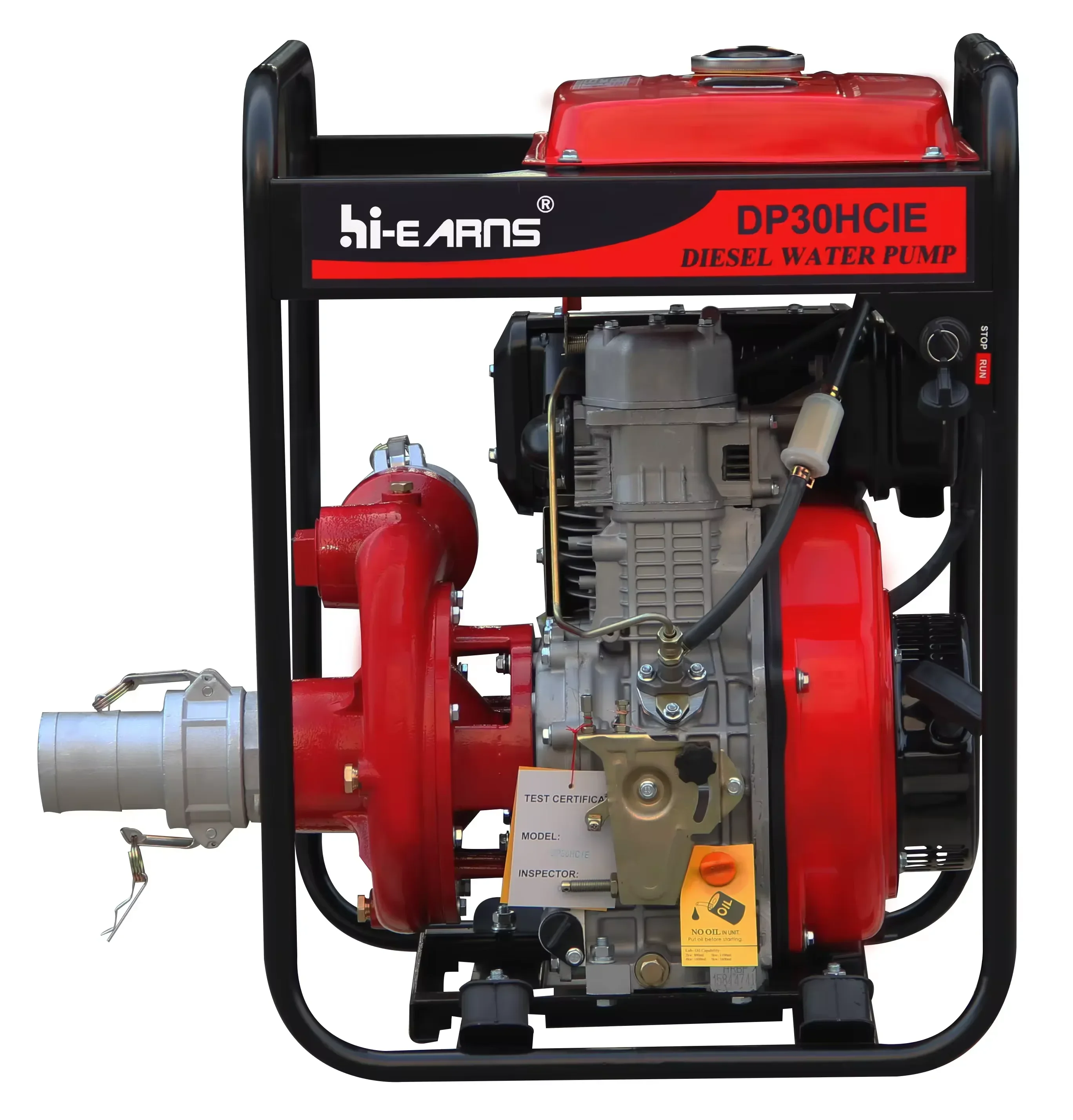 소방 펌프용 Hiearns 80mm 3 인치 Hiearns 주철 고압 워터 펌프