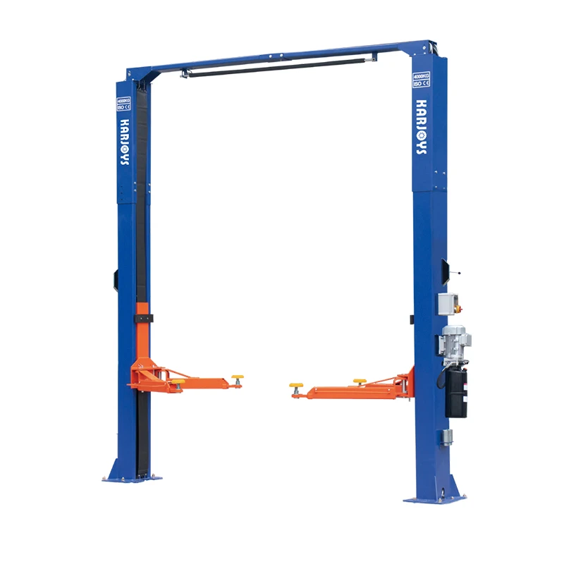 Karjoys KJ-7214DTK Auto Hoist Asymmetric Two Post Electric/Hydraulic Car Lift 4.5T Capacity 1900mm Lift Height 10 Years Lifetime