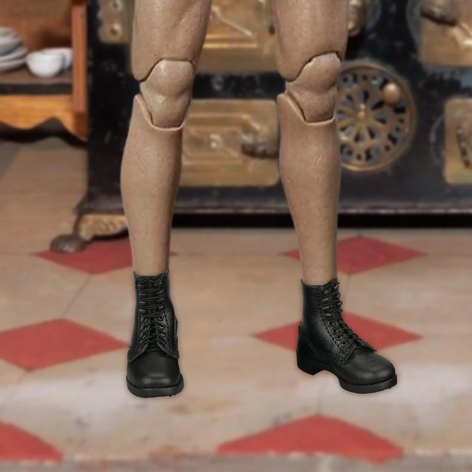 

1/6 Scale Ankle Boot Collectible Miniature Casual Accessories Outfit 1/6 Uniform Full Set for 12'' inch Figures Accessory