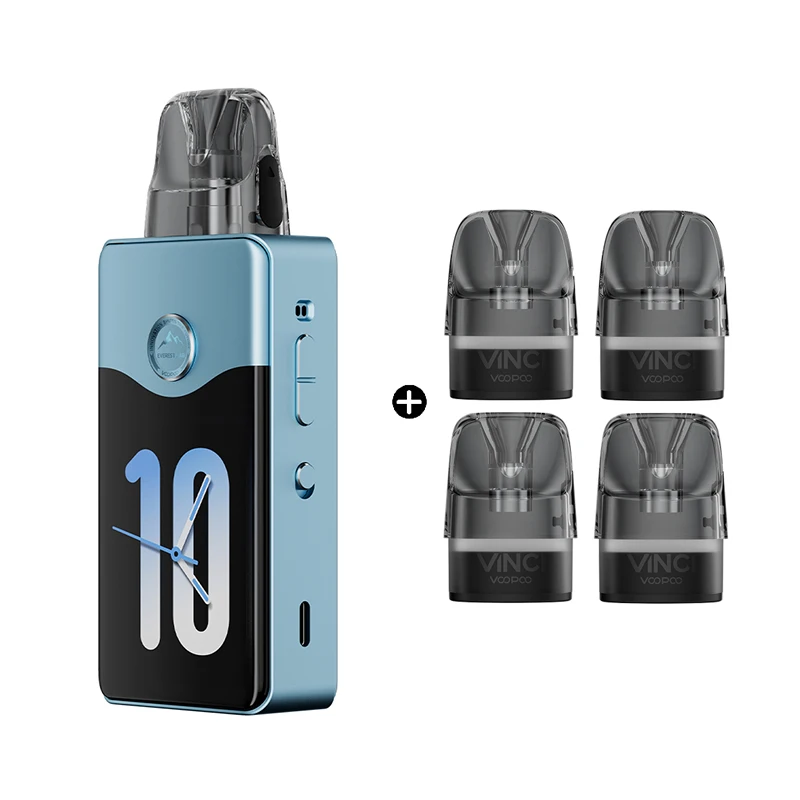 الأصلي VOOPOO VINCI E120 Kit 120W Vape 4500mAh Pod Mod + 2 قطعة DTL & 2 قطعة MTL 5 مللي VINCI PnP X خرطوشة فارغة E السجائر Vaper
