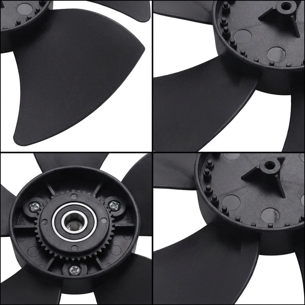 Replacement Fan Vane 2pcs for Refrigerator Condenser Motor For W10156818 Supports Efficient Heat Transfer Process