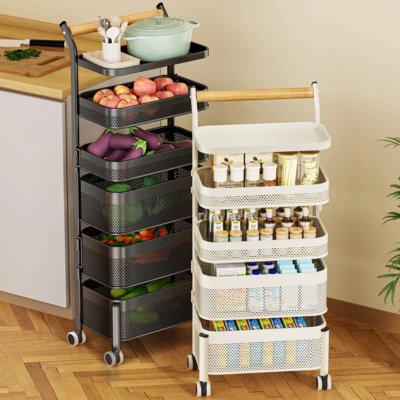 Trolley Wheels Kitchen Storage Organizer Cart Islands Steps Shelf Home Kitchens Accessories With Wheels Cajoneras Organize