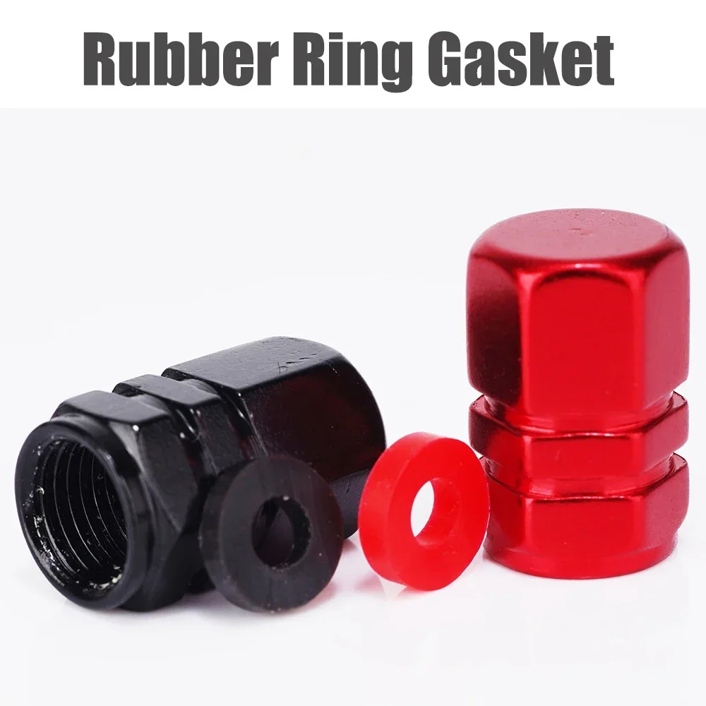 Aluminum Alloy Car Tire Valve Stem Caps Tyre Rim Valve Nipple Covers Dustproof Waterproof For Automobiles Motorcycles Trucks