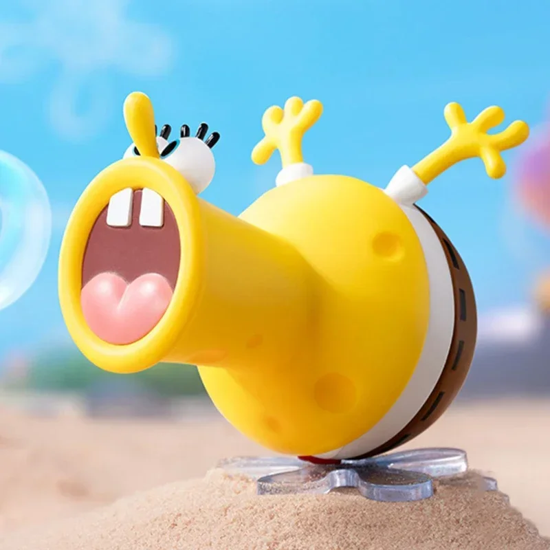 

SpongeBob SquarePants Daily Quirks Series Blind Box Guess Bag Original Toys Doll Cute Action Anime Figure Desktop Ornaments Gift