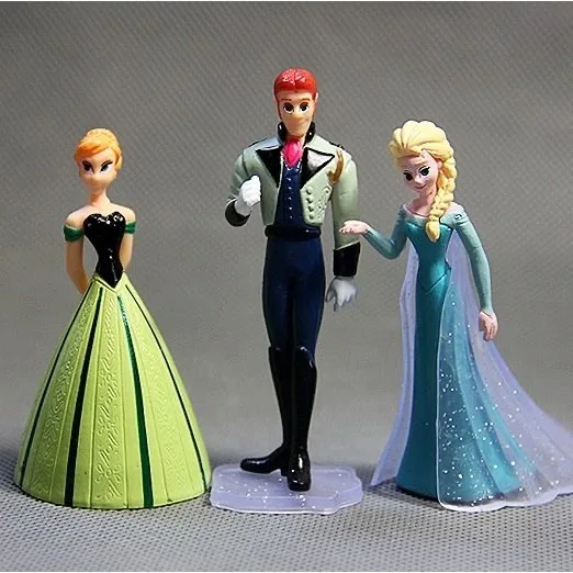 Disney-figuras de acción de Frozen 2, muñecos de Anna, Elsa, Kristoff, Olaf, colección de muñecos para niñas, tamaño 5-11cm, 8 unidades por lote