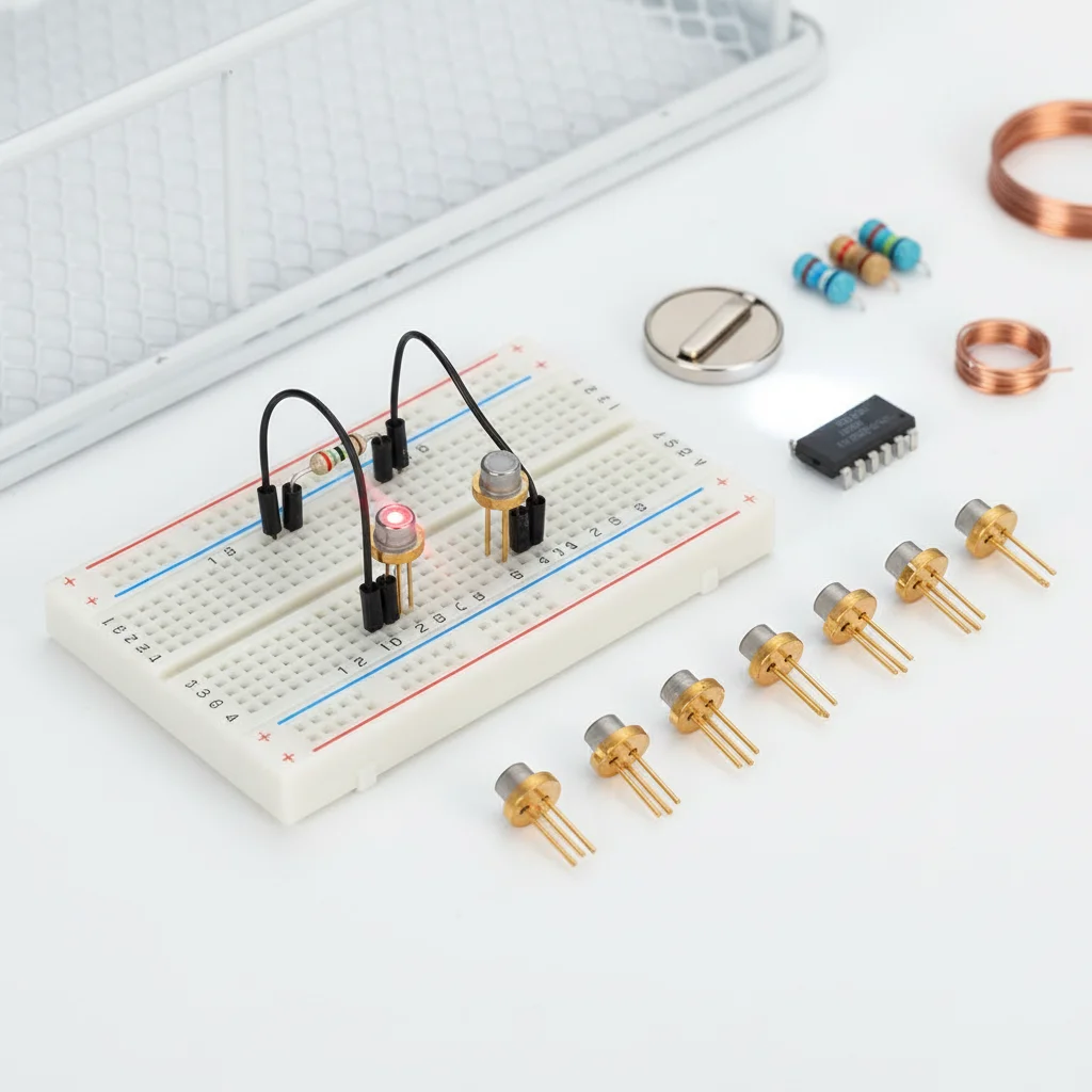 

1/2/5/10 шт., высокое качество, высокая мощность, 650 нм, 2,2 В, TO-18, лазерный диодный модуль, горящая инфракрасная красная лазерная головка